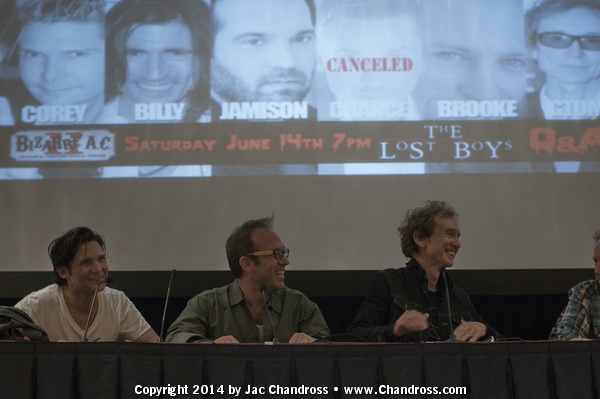 Lost Boys - Panel - Corey Feldman, Jamison Newlander & G Tom -DSC 9020